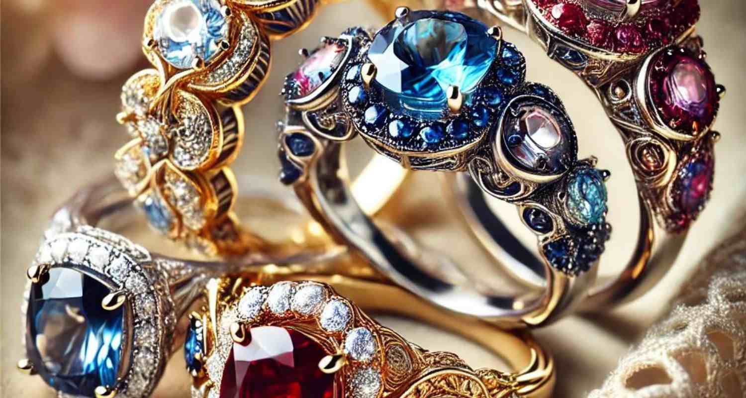 Colored Gemstones in Wedding Rings