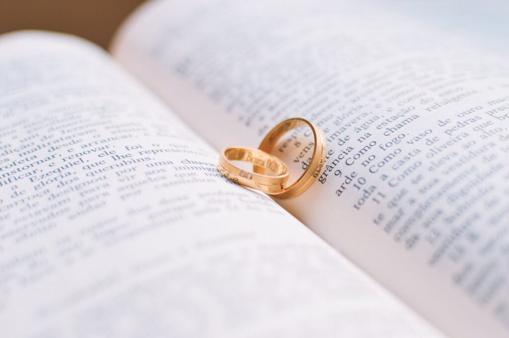 Gold-colored Wedding Bands